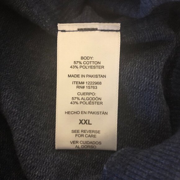 CHAMPION Sweatshirt Men’s Size XXL Blue Crewneck Plus Long Sleeve Athleisure - Picture 7 of 9